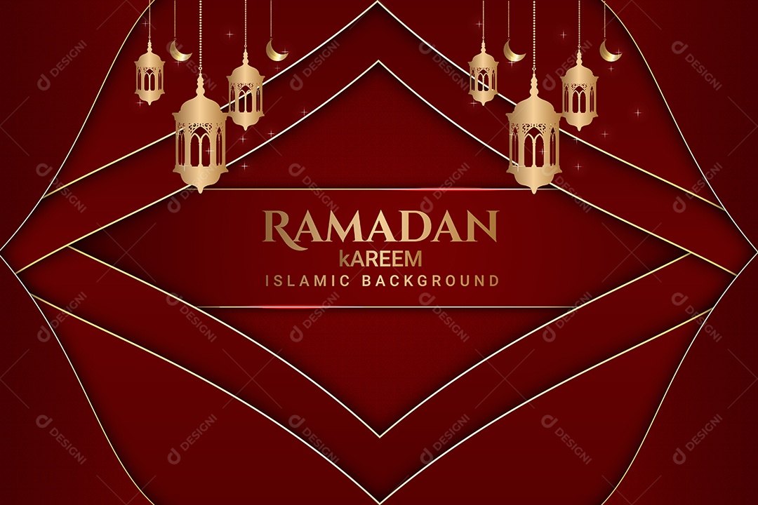 Ramadã Kareem Vetor EPS Editável