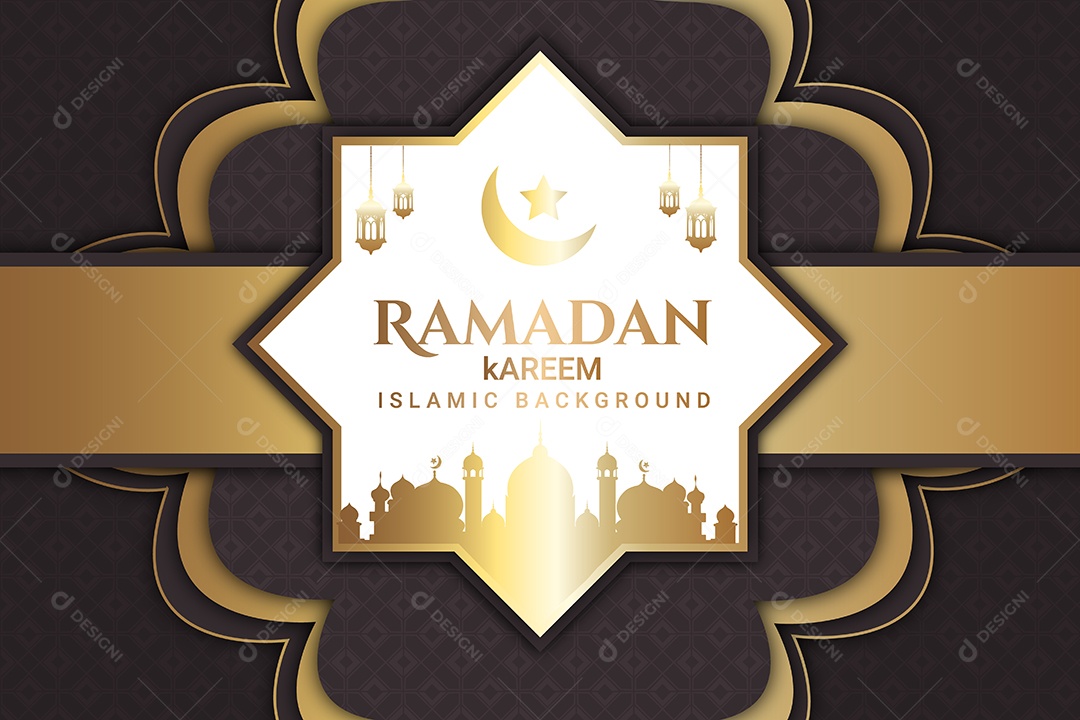 Ramadã Kareem Vetor EPS Editável