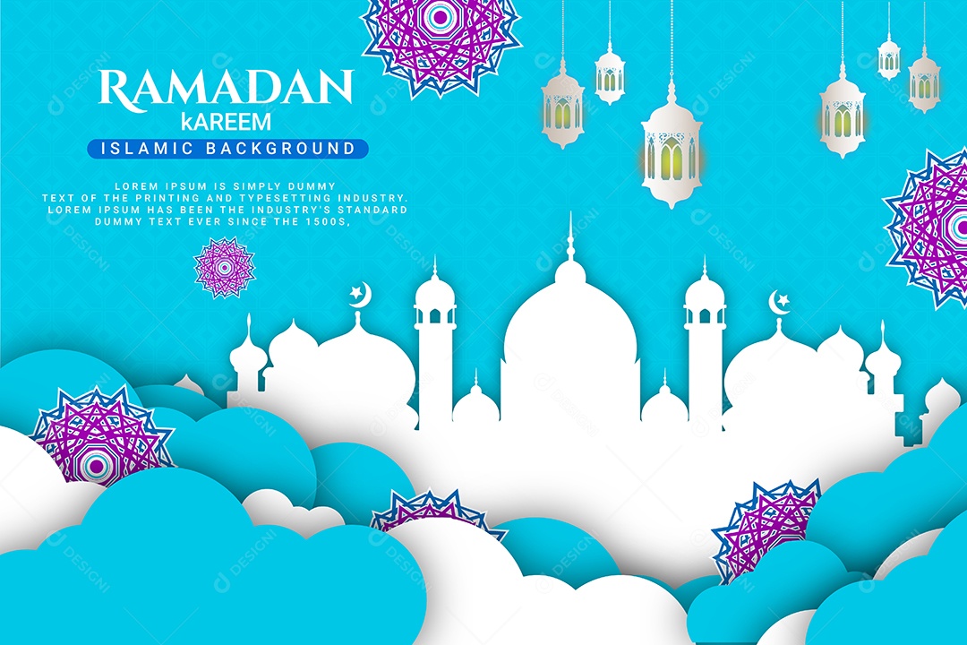 Ramadã Kareem Vetor EPS Editável