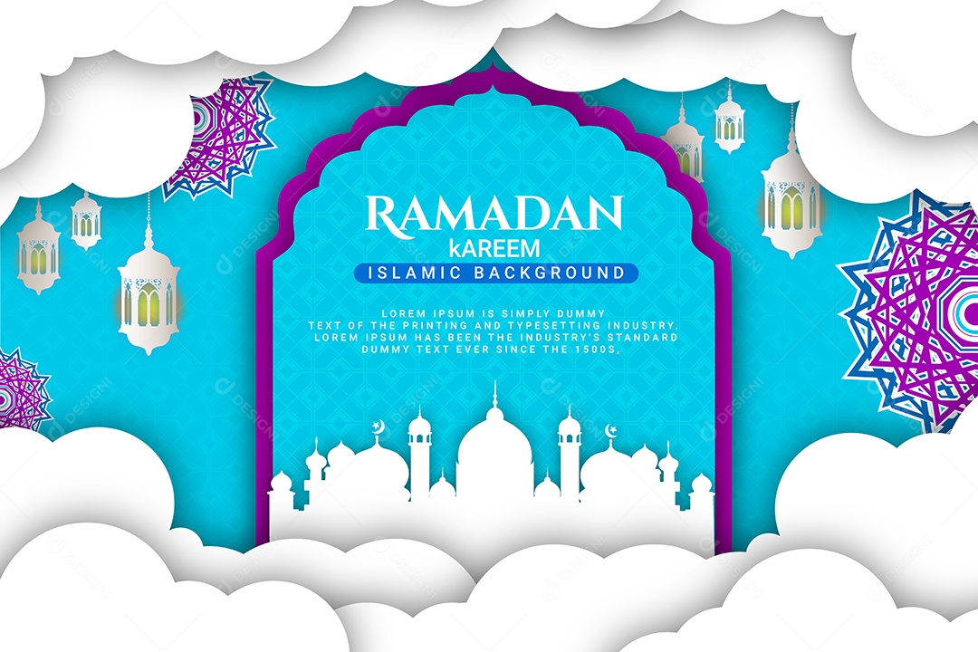 Ramadã Kareem Vetor EPS Editável