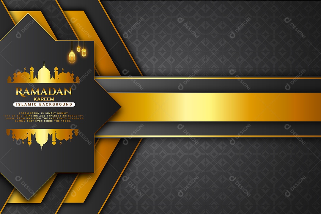 Ramadã Kareem Vetor EPS Editável