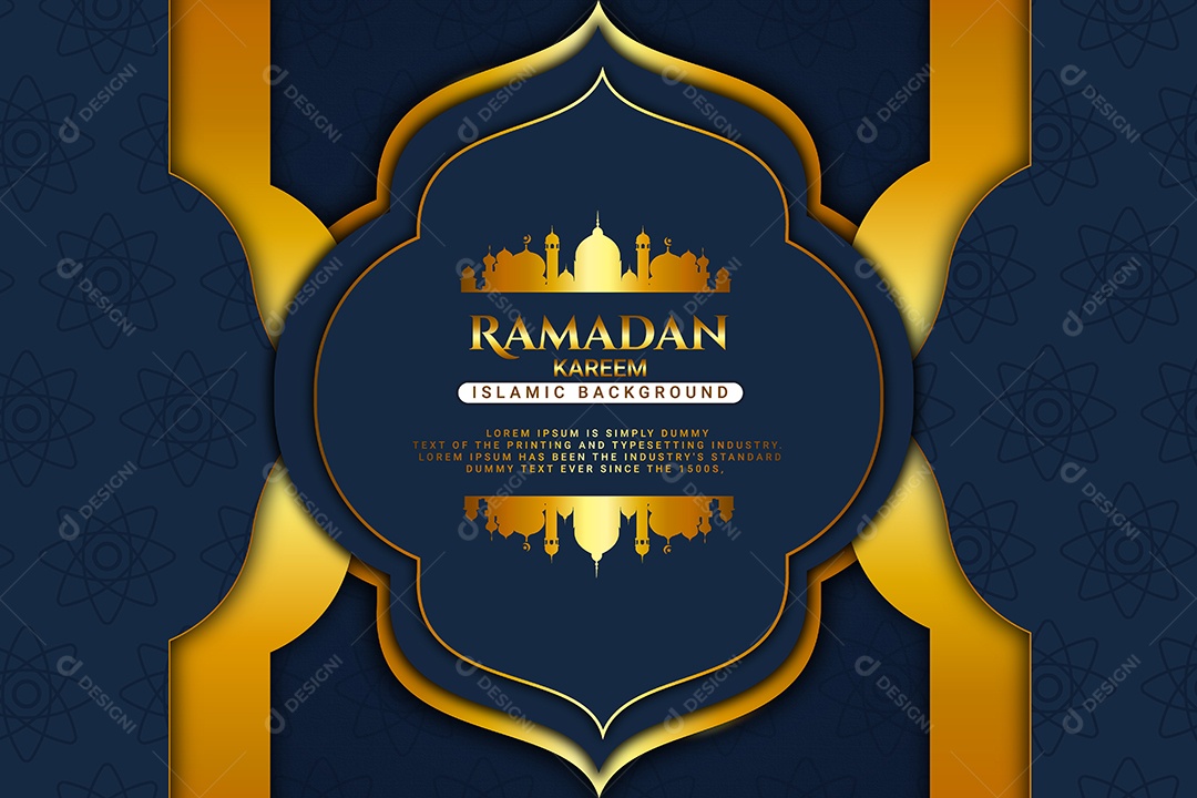 Ramadã Kareem Vetor EPS Editável