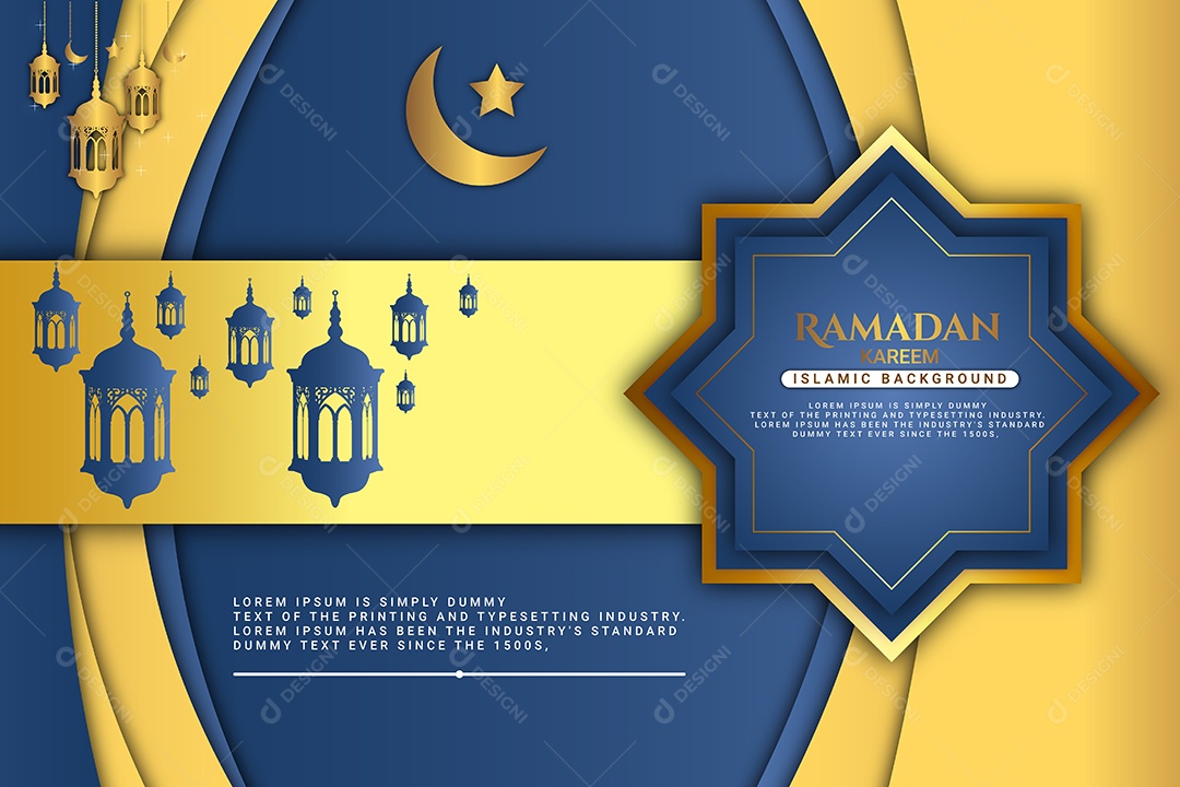 Ramadã Kareem Vetor EPS Editável