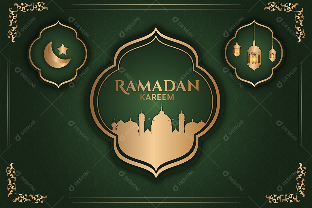 Ramadã Kareem Vetor EPS Editável