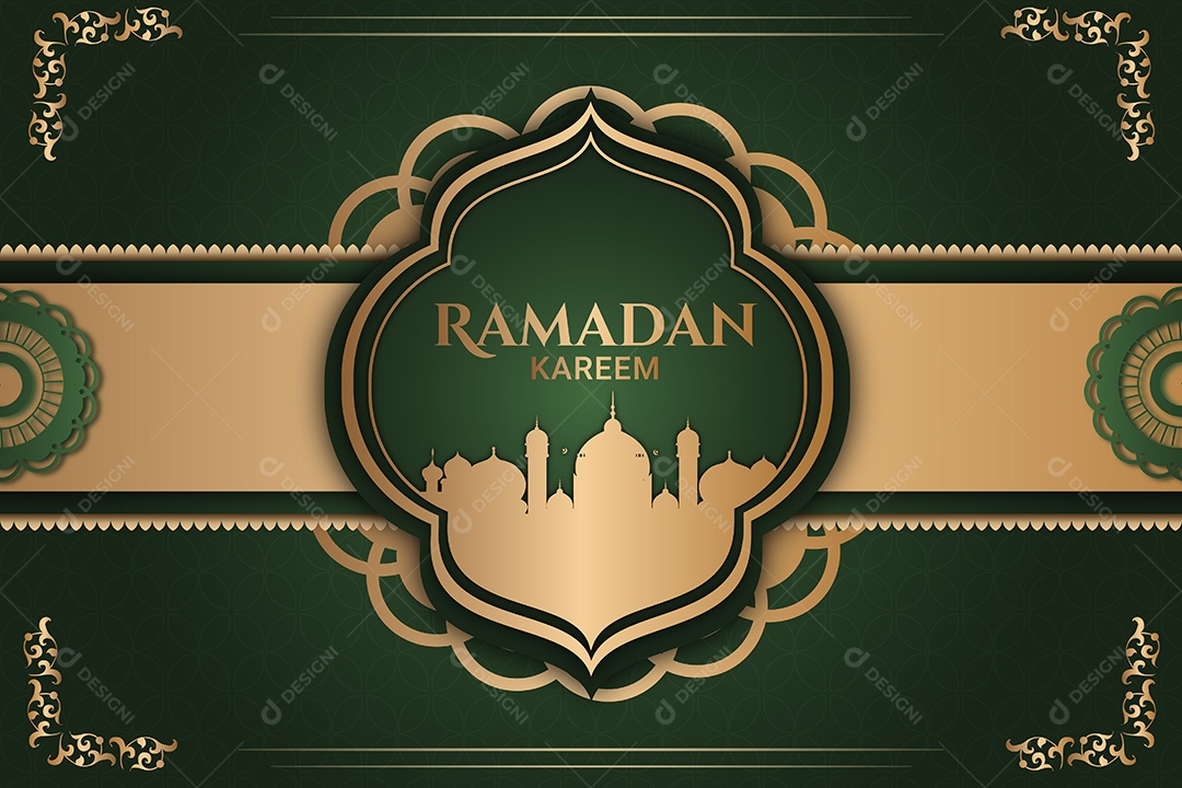 Ramadã Kareem Vetor EPS Editável