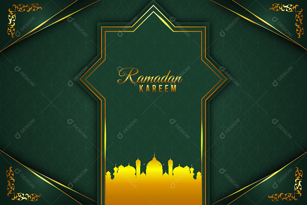 Ramadã Kareem Vetor EPS Editável