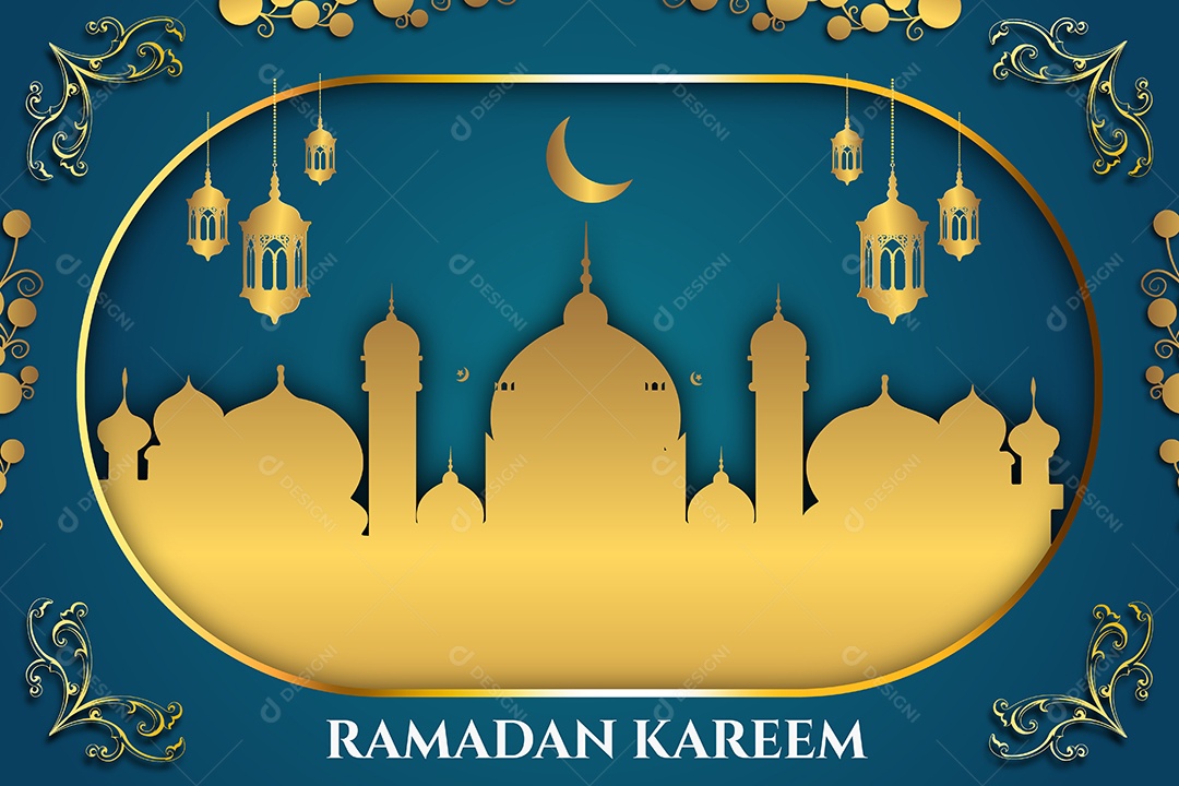 Ramadã Kareem Vetor EPS Editável