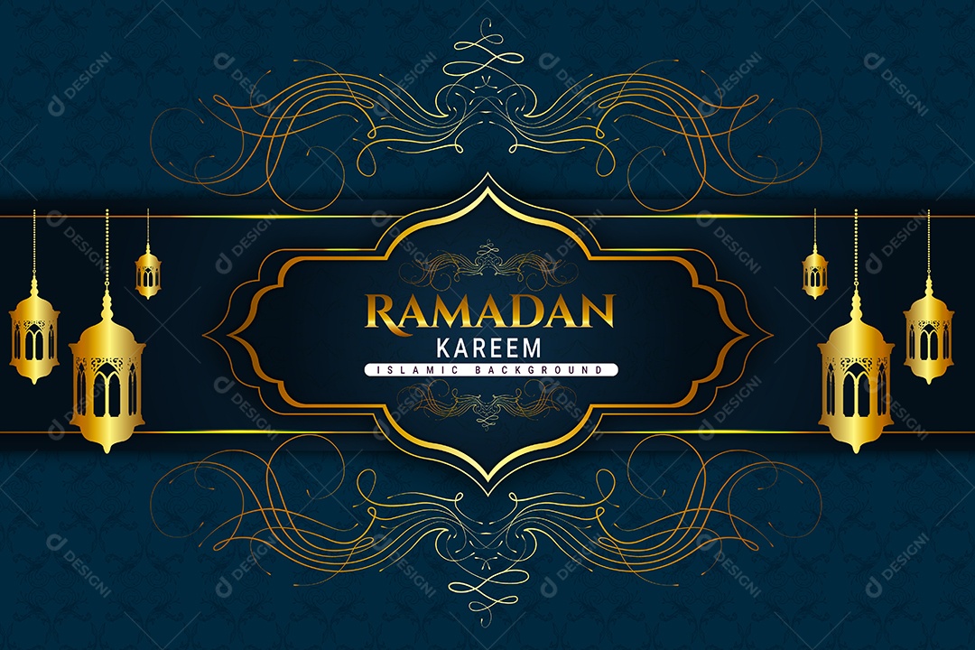 Ramadã Kareem Vetor EPS Editável