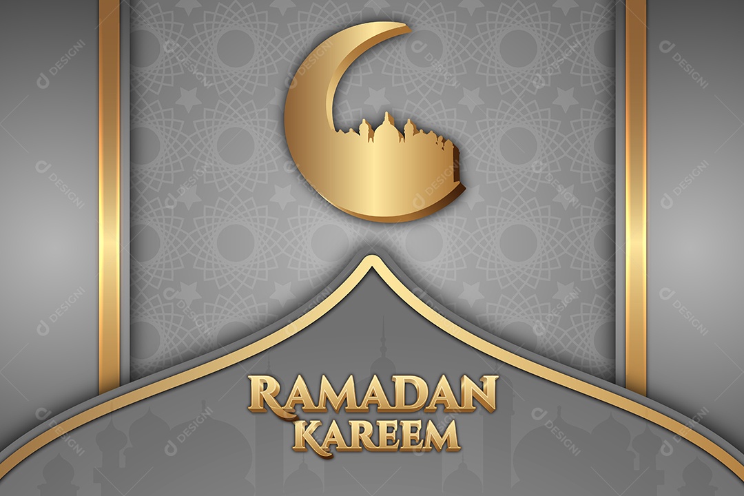 Ramadã Kareem Vetor EPS Editável