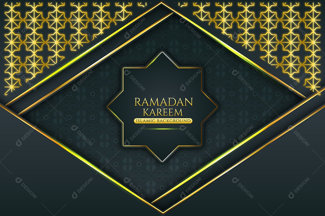 Ramadã Kareem Vetor EPS Editável