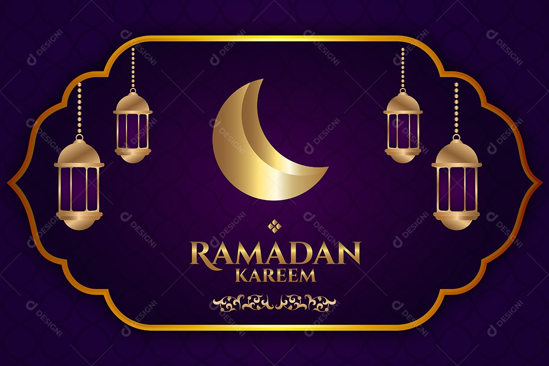 Ramadã Kareem Vetor EPS Editável