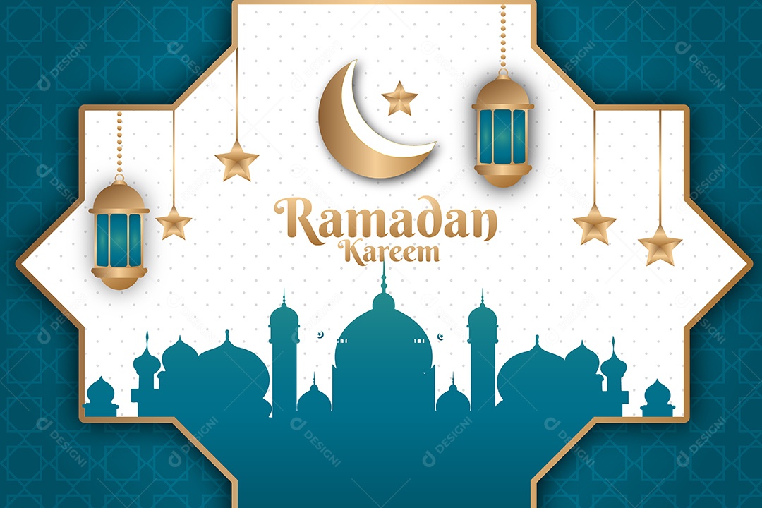 Ramadã Kareem Vetor EPS Editável