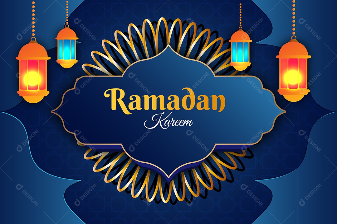 Ramadã Kareem Vetor EPS Editável