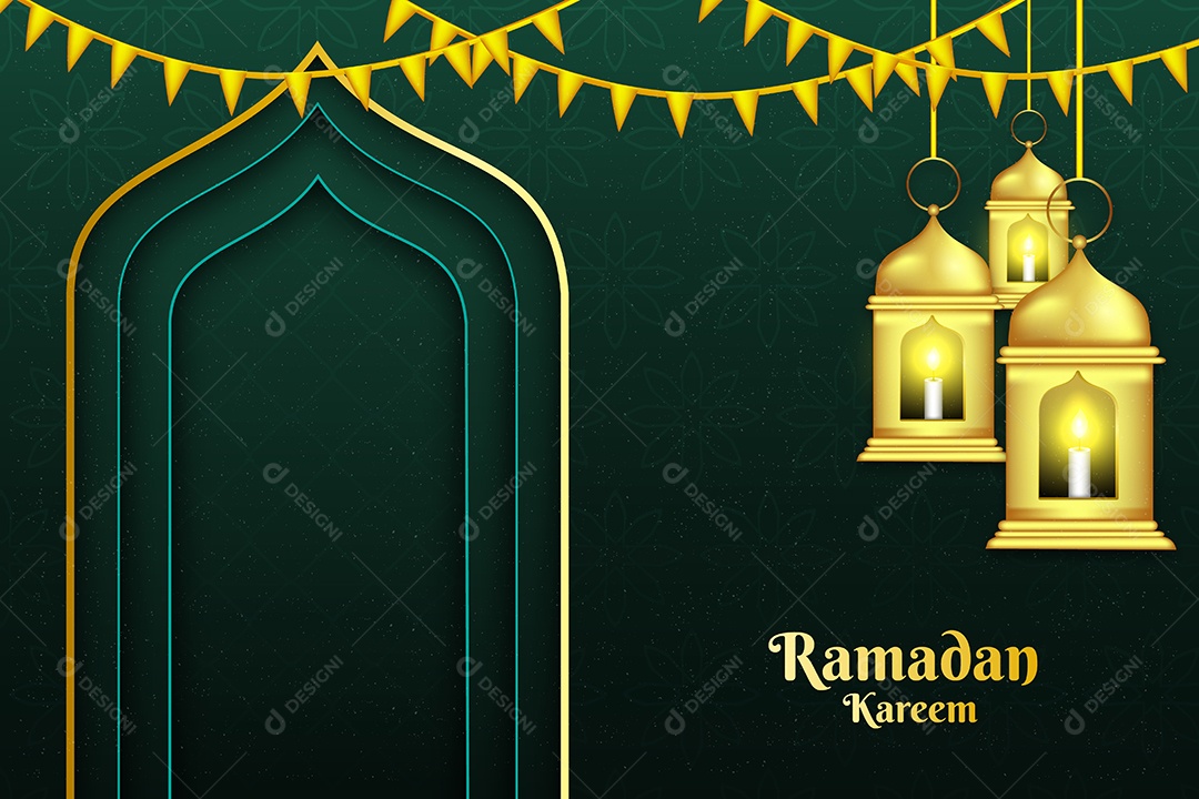 Ramadã Kareem Vetor EPS Editável