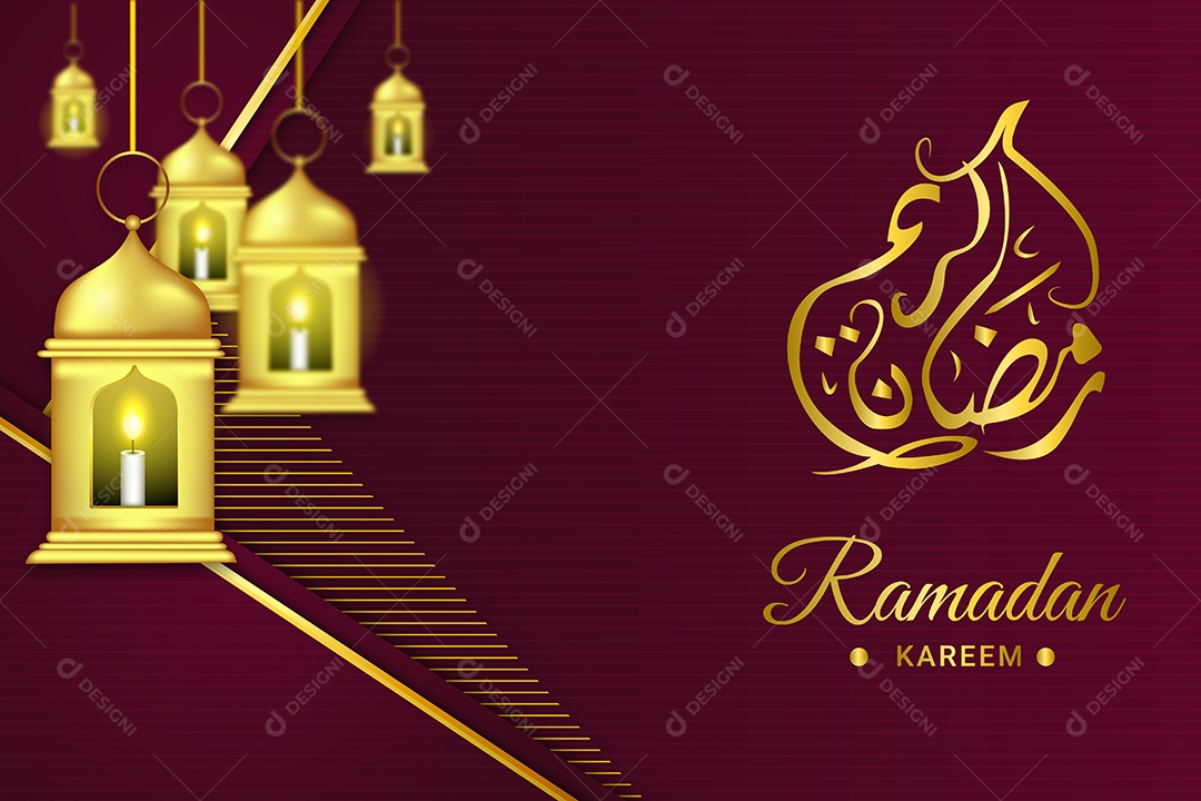 Ramadã Kareem Vetor EPS Editável