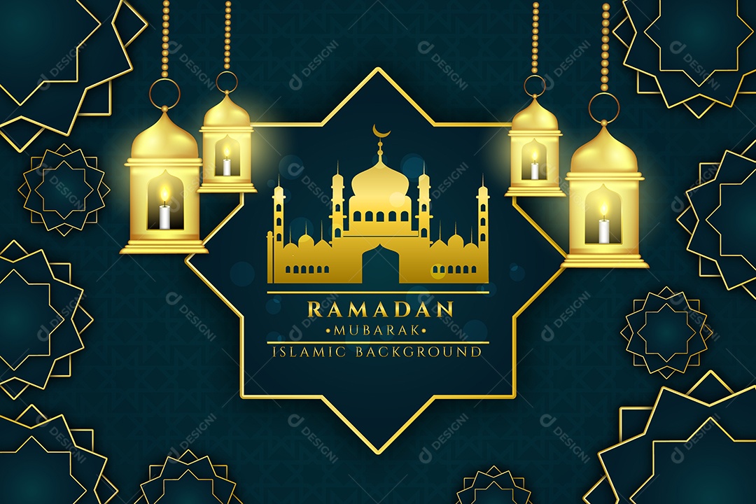 Ramadã Kareem Vetor EPS Editável