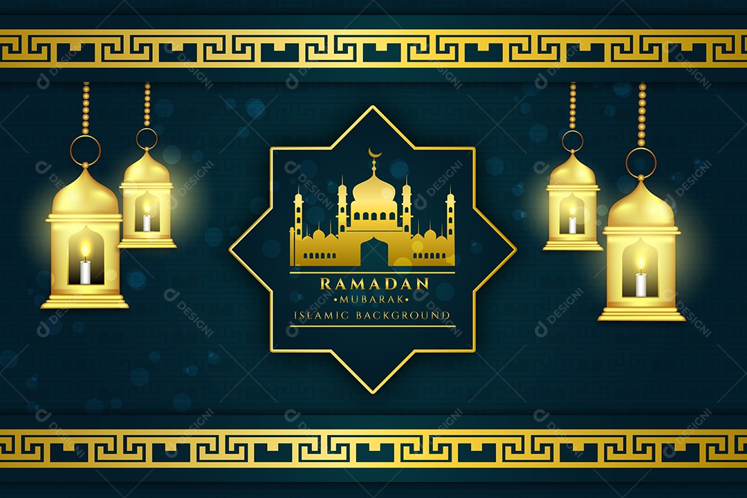 Ramadã Kareem Vetor EPS Editável