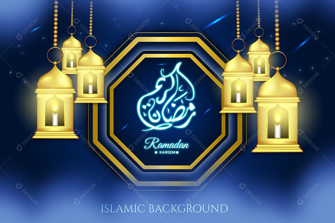 Ramadã Kareem Vetor EPS Editável