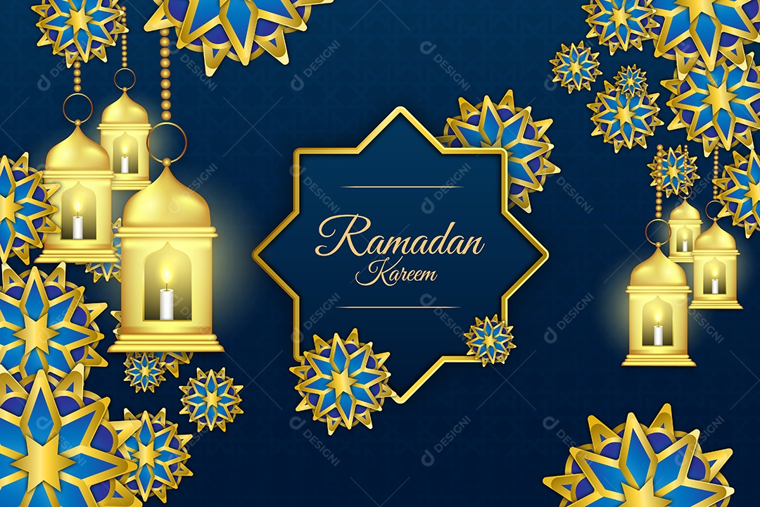 Ramadã Kareem Vetor EPS Editável