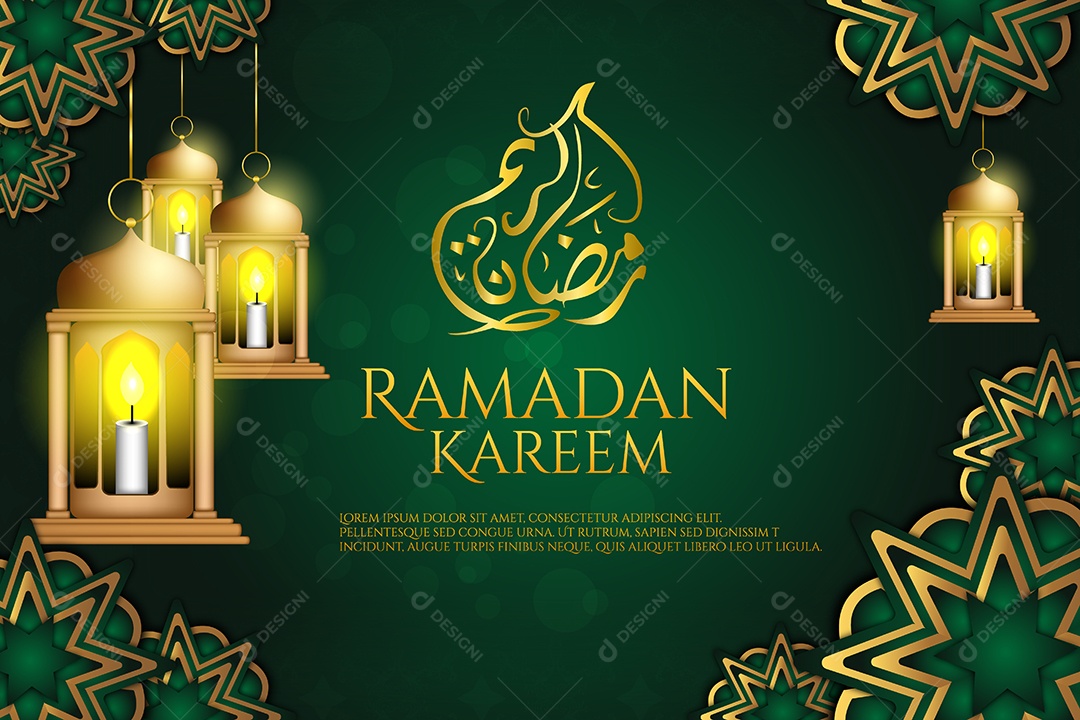 Ramadã Kareem Vetor EPS Editável