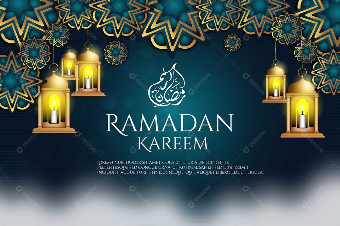 Ramadã Kareem Vetor EPS Editável