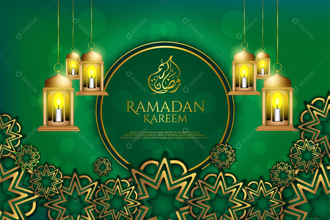 Ramadã Kareem Vetor EPS Editável