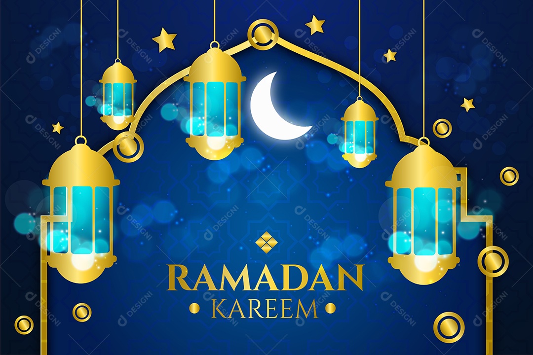 Ramadã Kareem Vetor EPS Editável