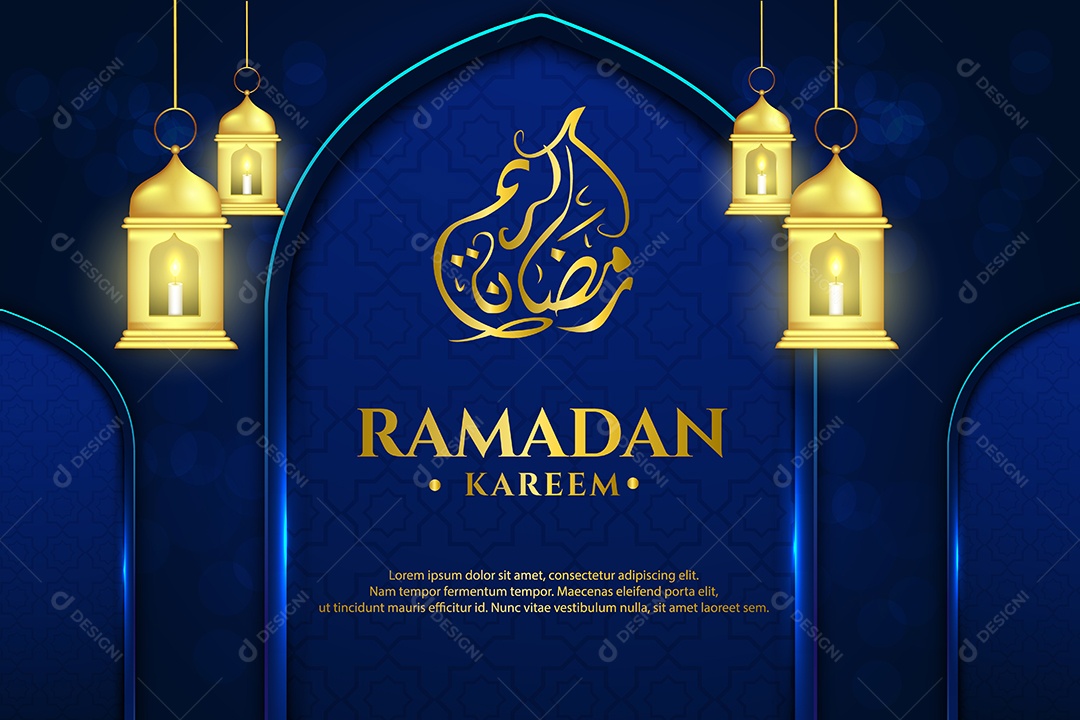 Ramadã Kareem Vetor EPS Editável