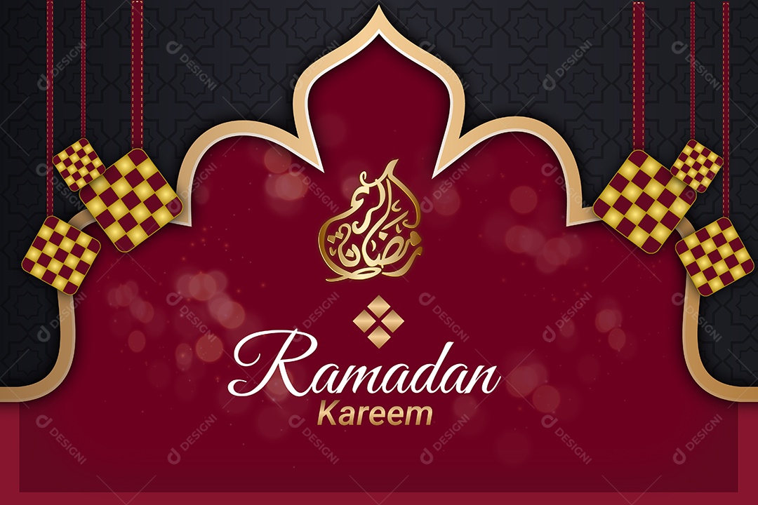 Ramadã Kareem Vetor EPS Editável