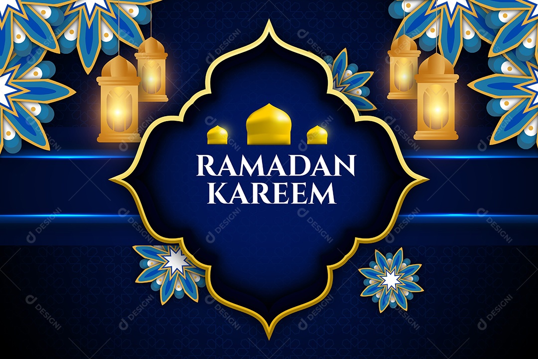 Ramadã Kareem Vetor EPS Editável