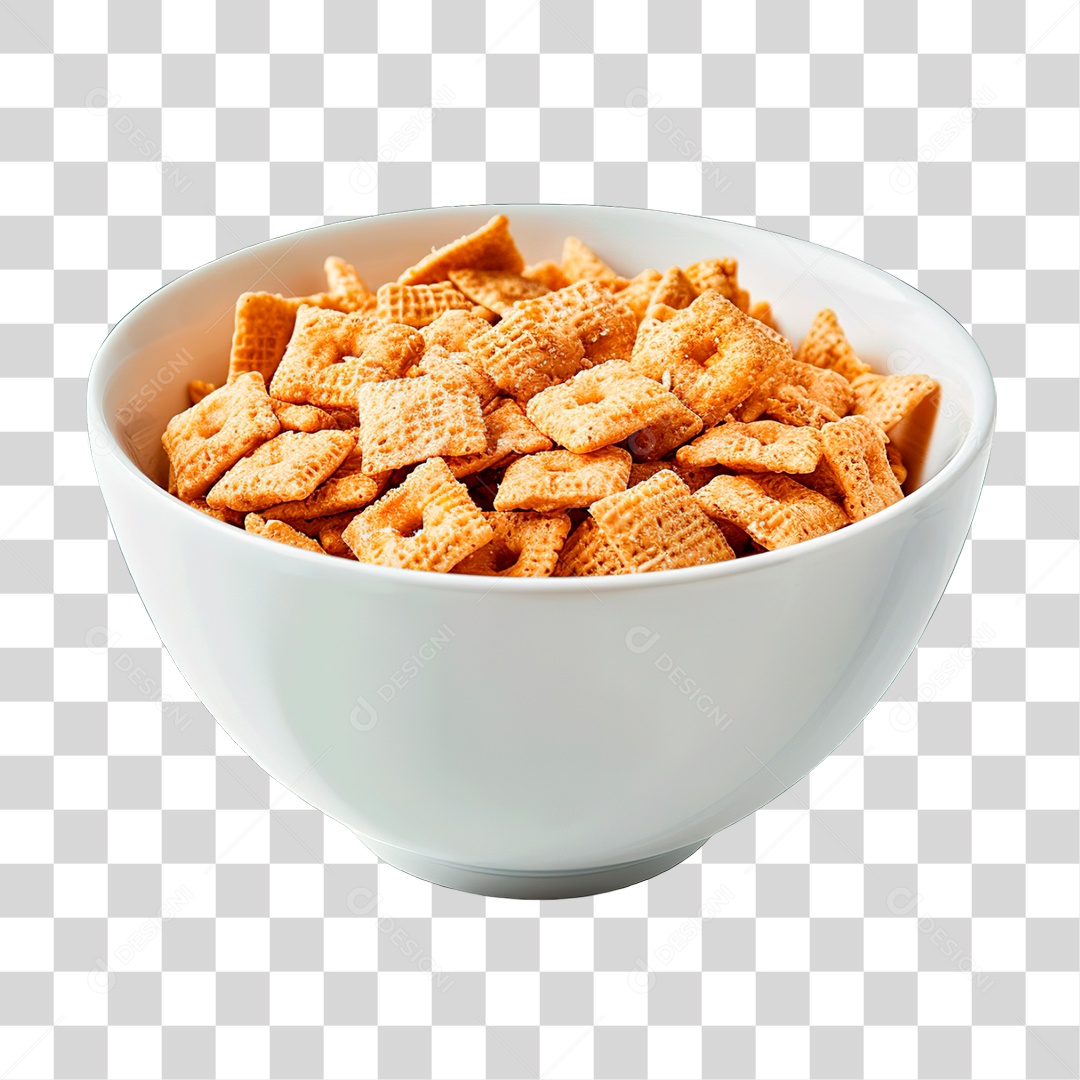 Elemento 3D Tigela De Cereal PNG Transparente