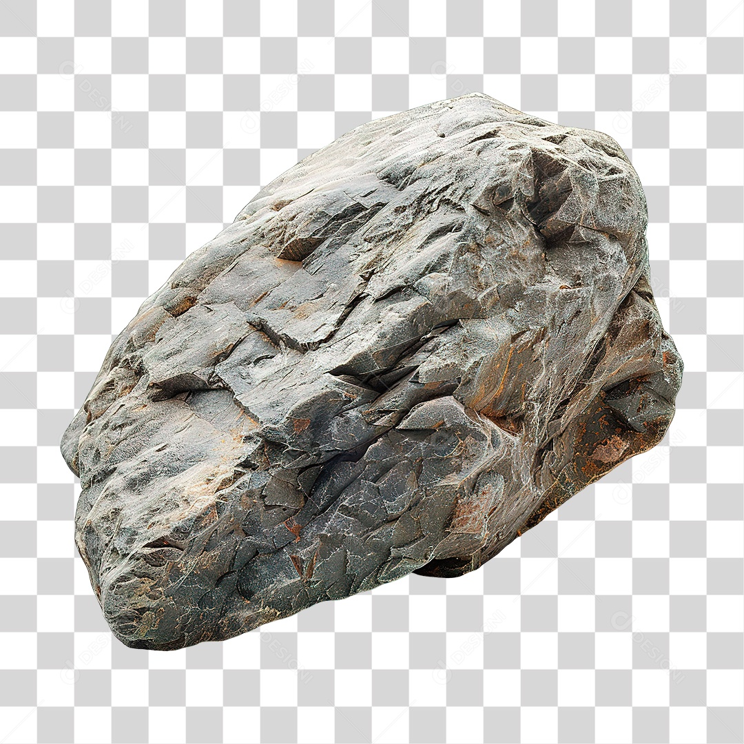 Elemento 3D Pedra PNG Transparente