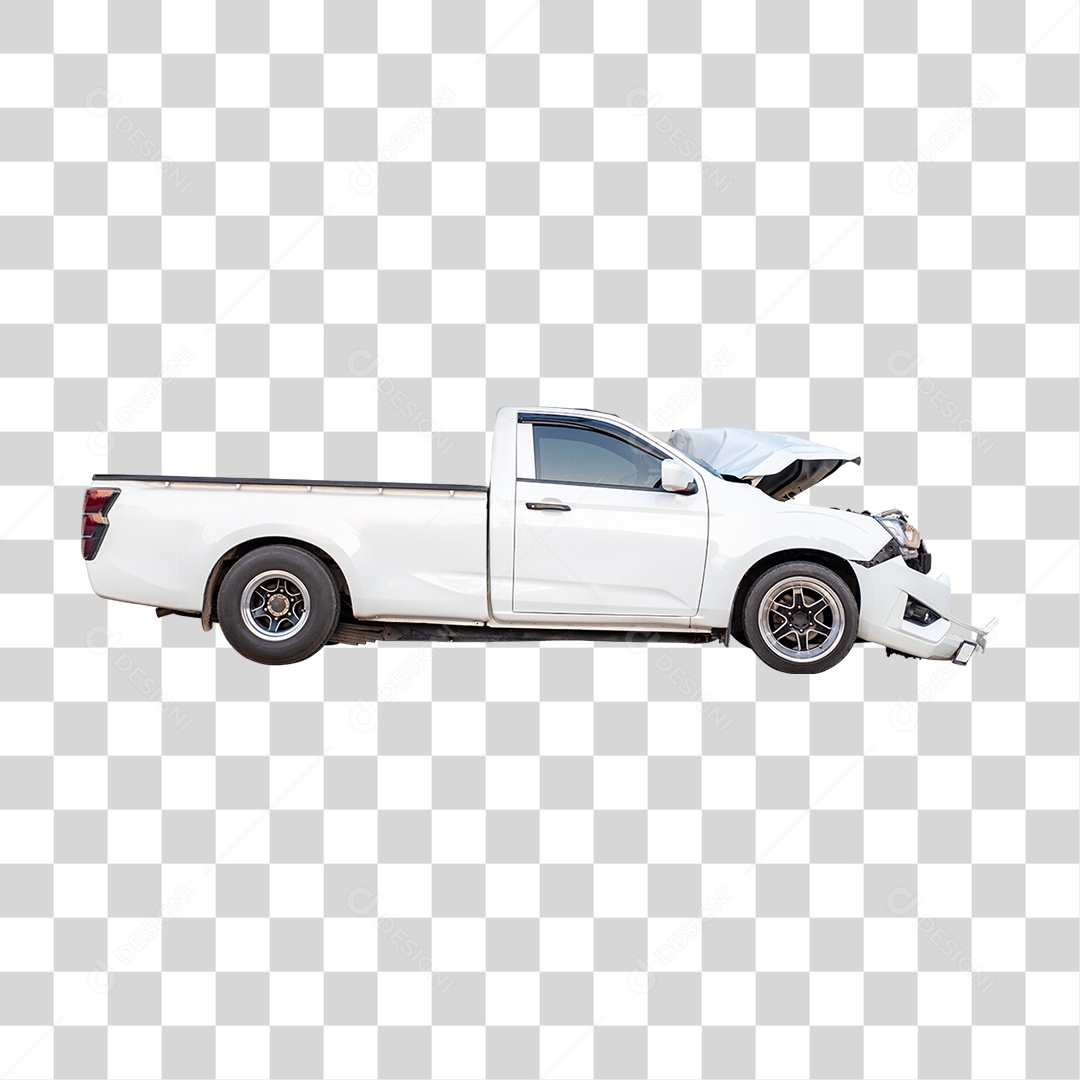 Carro Batido Amassado PNG Transparente