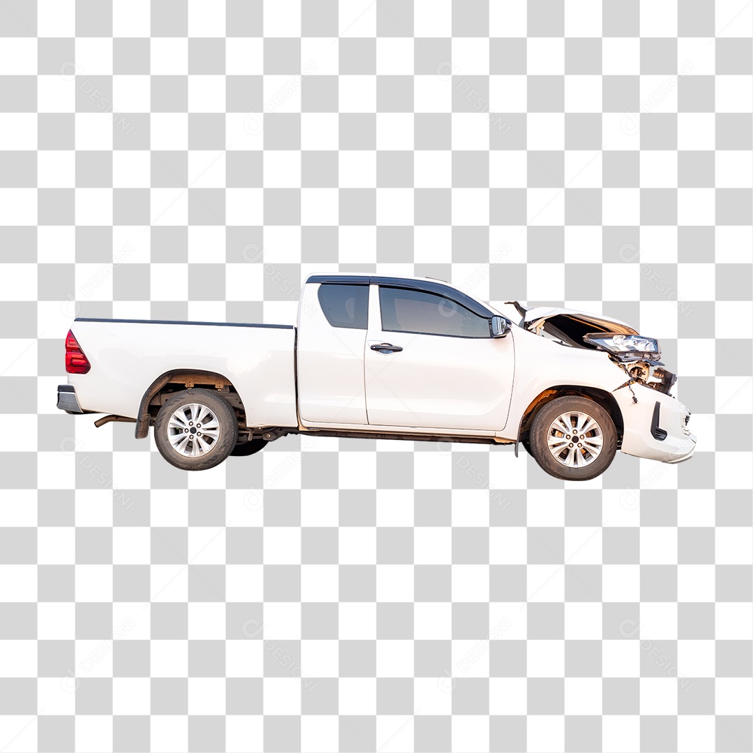 Carro Batido Amassado PNG Transparente