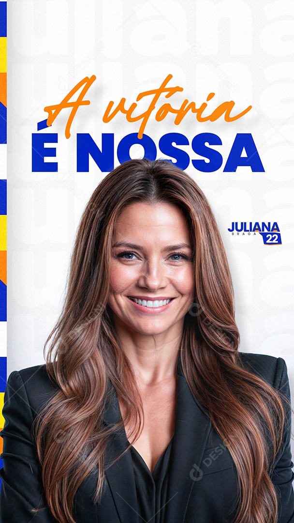 Campanha Eleitoral Política Eleição Prefeito Vereador Governador Deputado Social Media PSD Editável