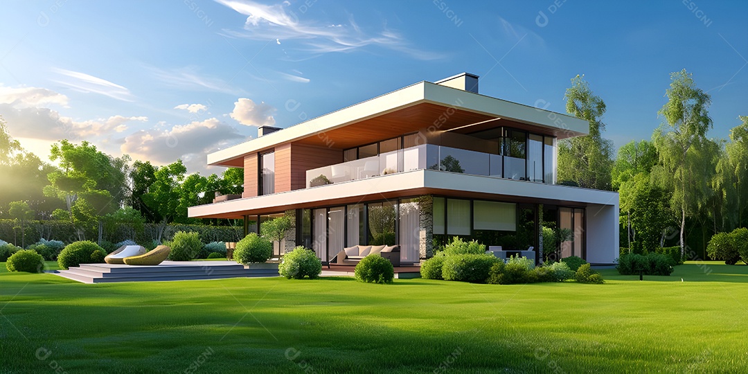 Fundo imobiliário moderno para casa