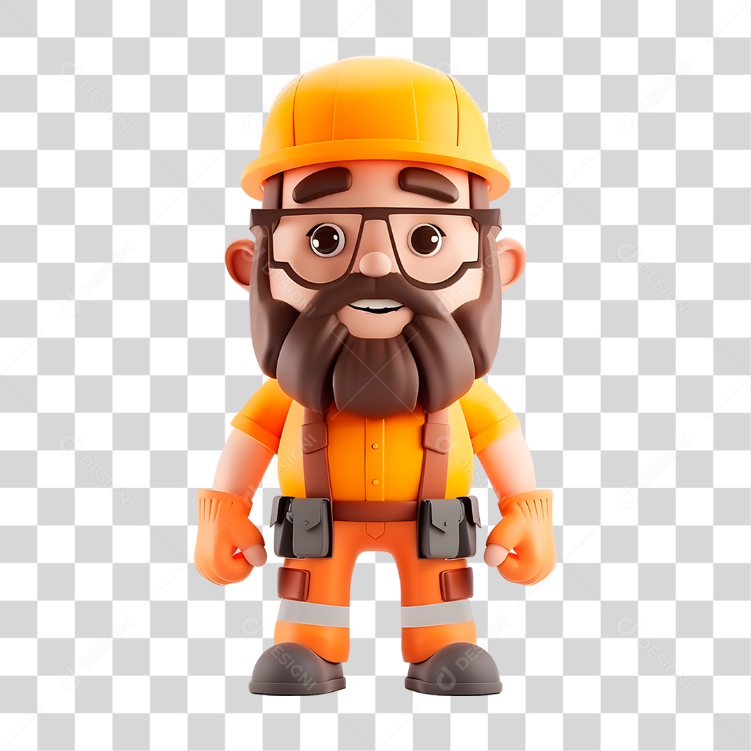 Homem de Uniforme PG Transparente