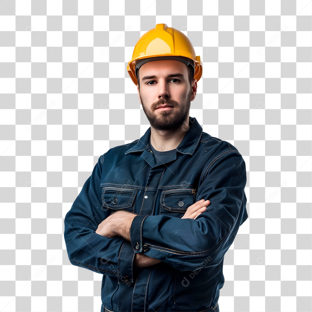 Homem de Uniforme PG Transparente