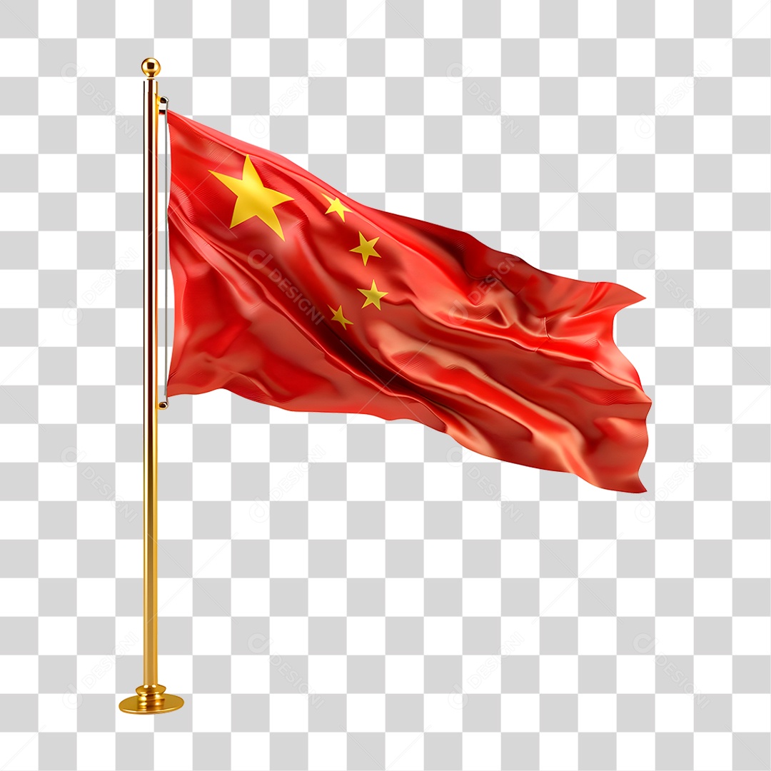 Bandeira da China PNG Transparente
