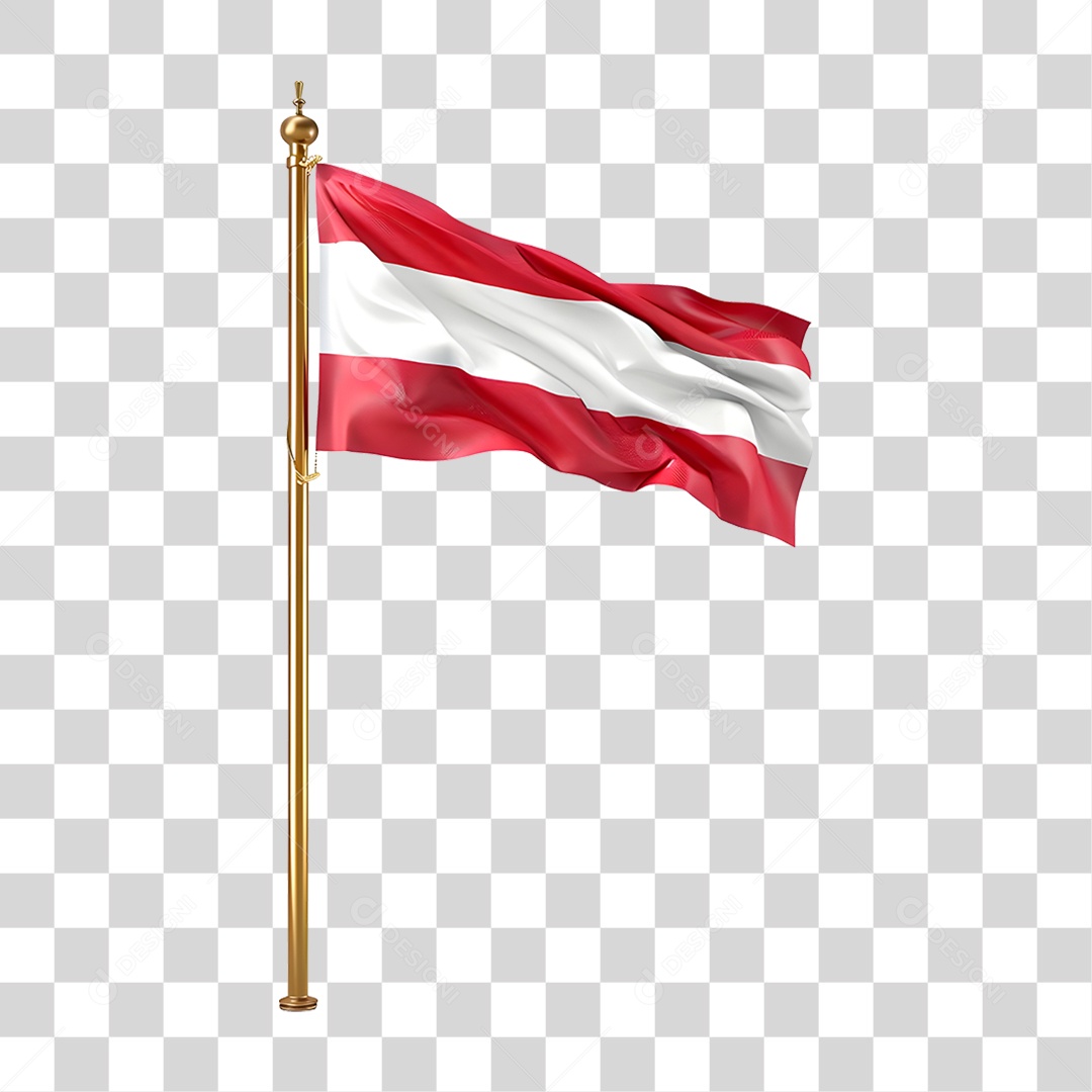 Bandeira da Áustria PNG Transparente