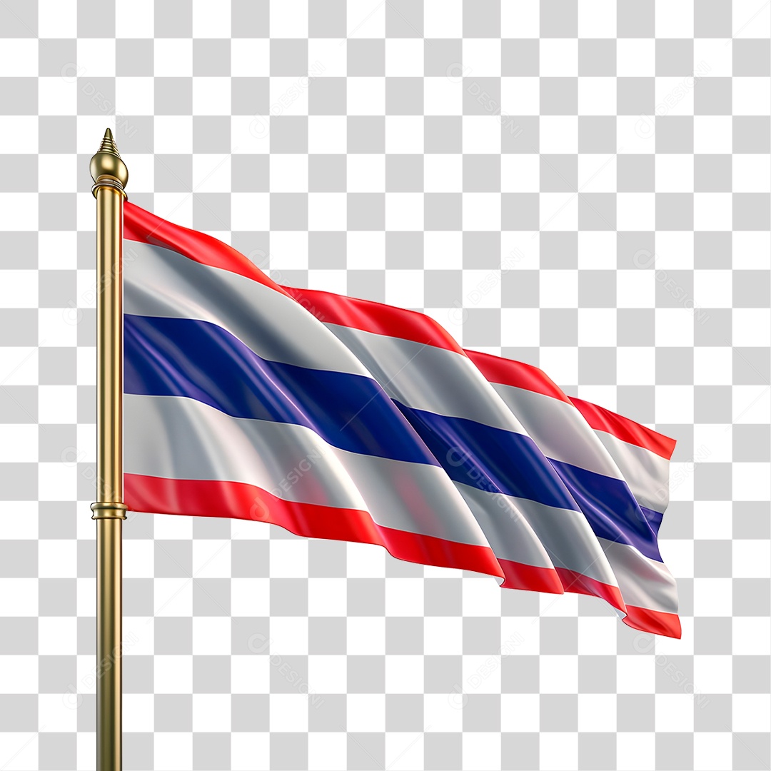 Bandeira da Tailândia PNG Transparente