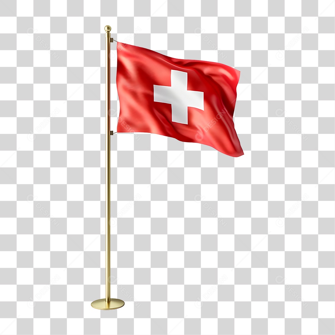 Bandeira da Suíça PNG Transparente