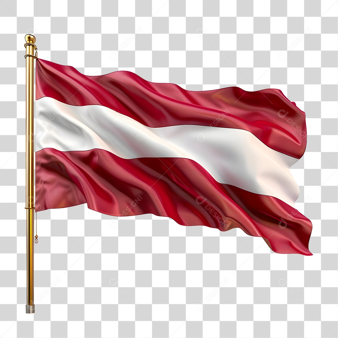 Bandeira da Letônia PNG Transparente