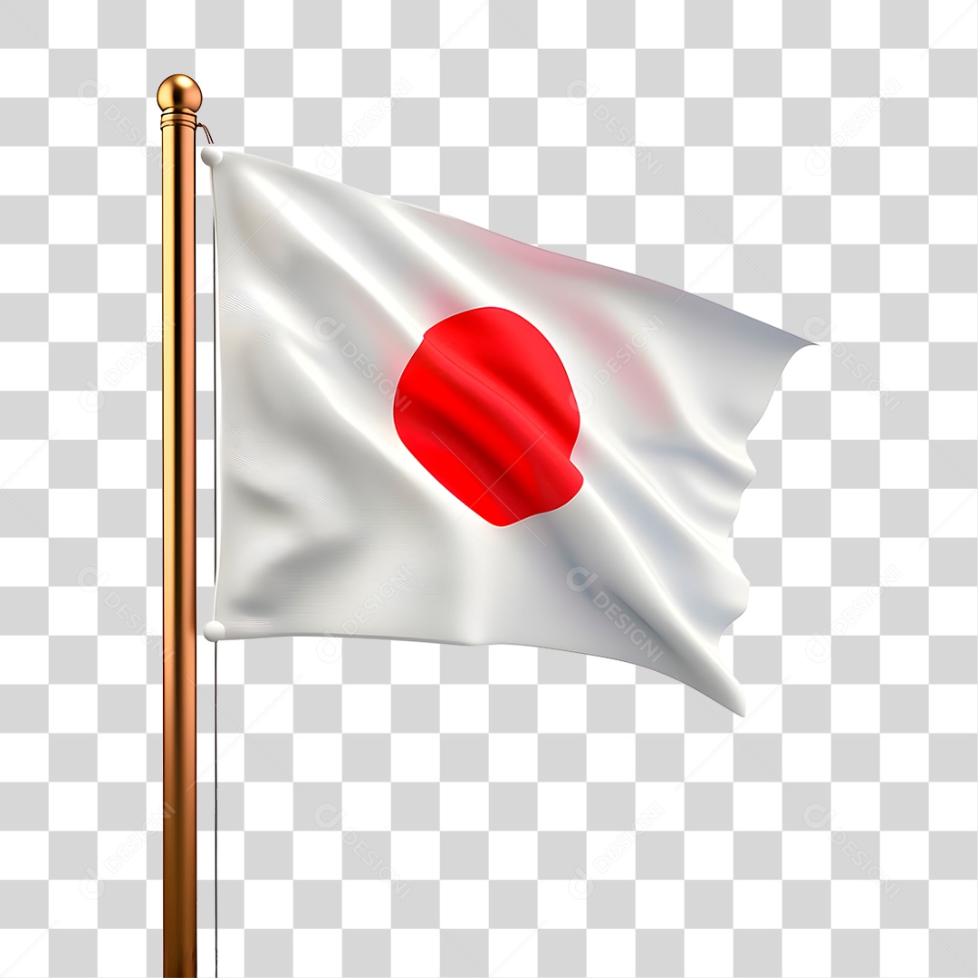 Bandeira do Japão PNG Transparente