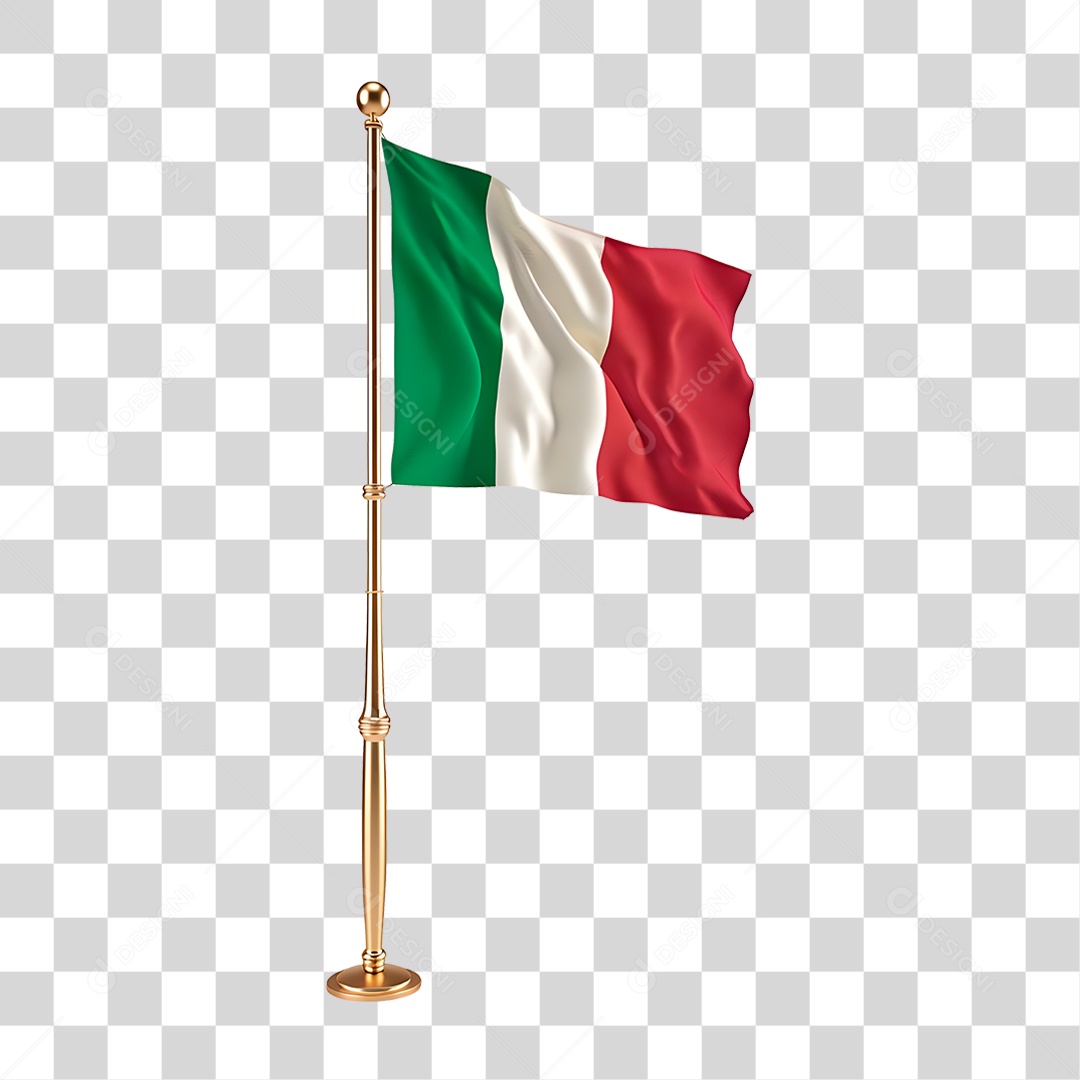 Bandeira da Itália PNG Transparente