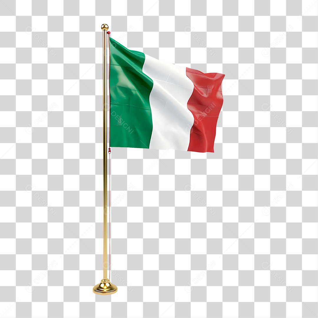 Bandeira da Itália PNG Transparente