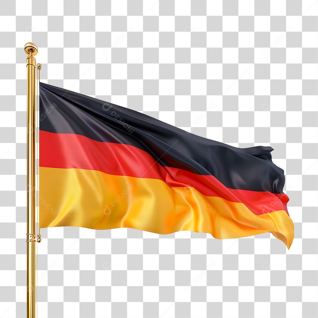 Bandeira da Alemanha PNG Transparente
