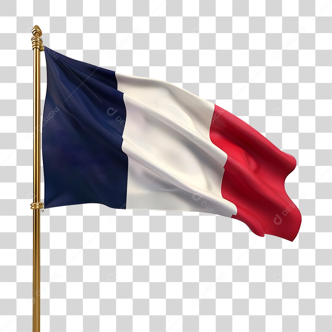 Bandeira da França PNG Transparente