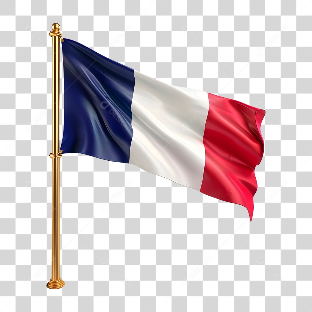 Bandeira da França PNG Transparente