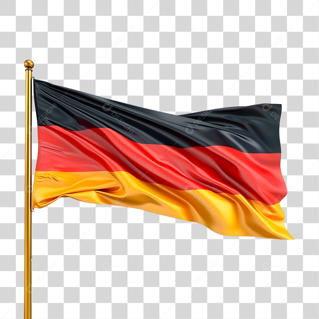 Bandeira da Alemanha PNG Transparente